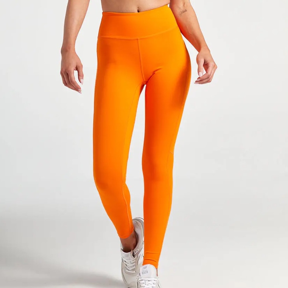 Bylt Basics Endurance‎ High-Waist Leggings Hyper Orange Size Small